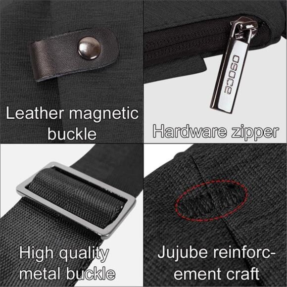 Lightweight Sling Bag, Anti Theft Crossbody Bags for Women Men Casual Shoulder - Picture 5 of 7